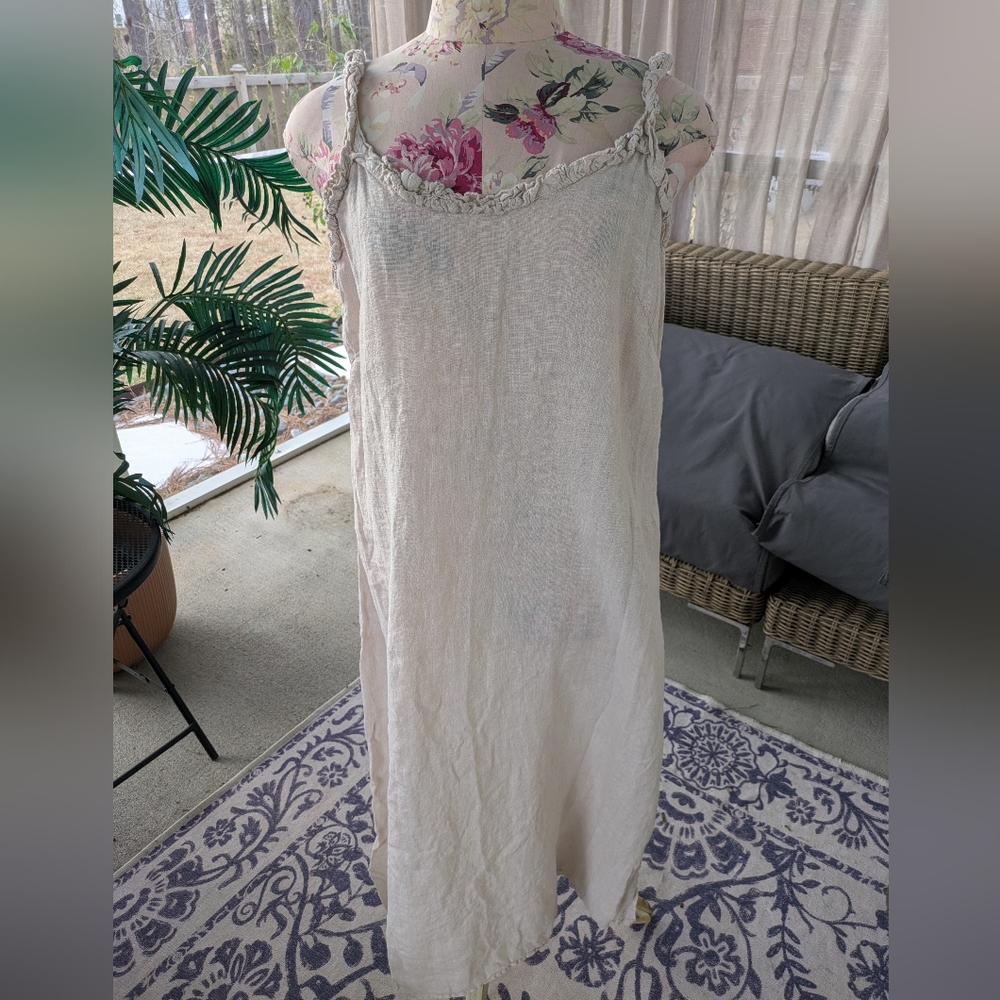 Linen Maxi Dress